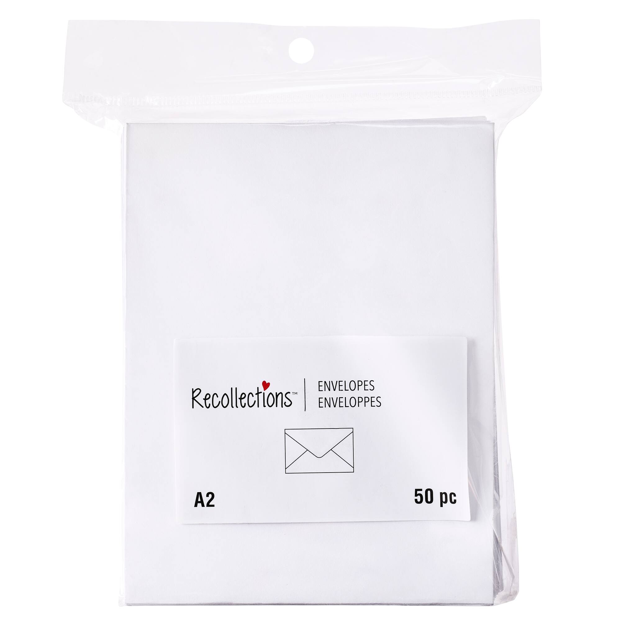 16 Packs: 50 ct. (800 total) 4.6" x 5.75" White Envelopes by Recollections®